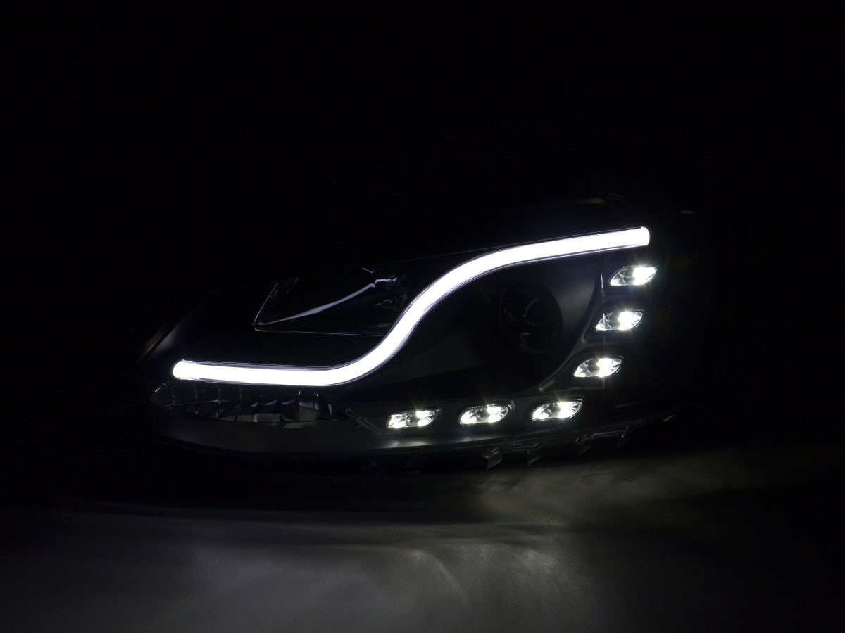 Scheinwerfer Set Daylight LED Tagfahrlicht VW Jetta 6 ab 2011 schwarz Scheinwerfer Set Daylight LED Tagfahrlicht VW Jetta 6 ab 2011 schwarz